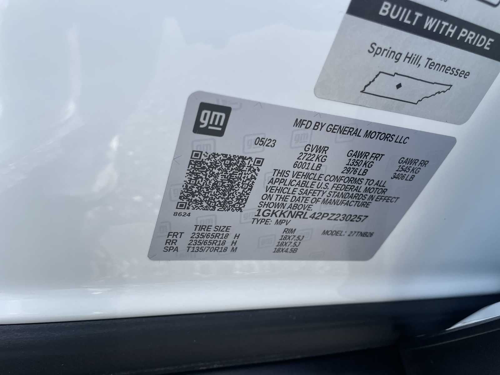 2023 GMC Acadia SLE