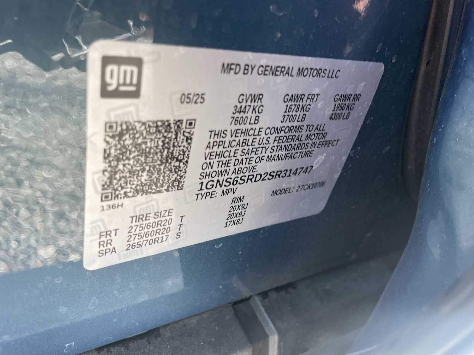 2025 Chevrolet Tahoe Premier