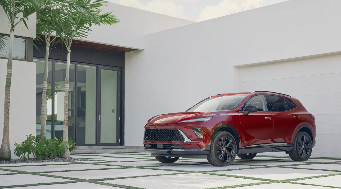 Buick Envision parked in front of a house - Hudson Buick GMC in Poughkeepsie, NY