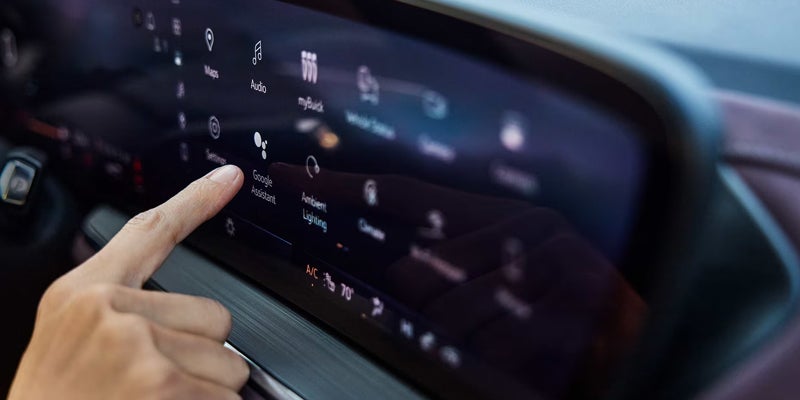 Infotainment screen inside 2026 Buick Envision