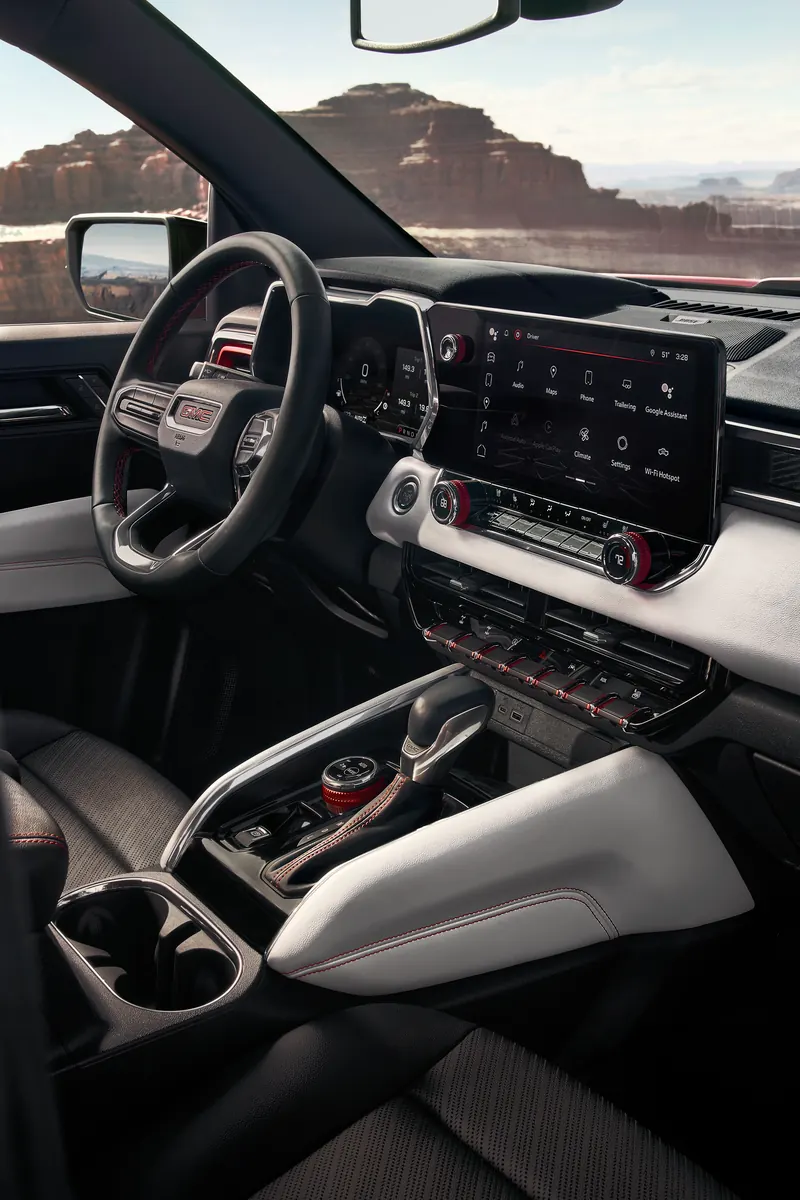 2026 GMC Canyon infotainment system at Hudson Buick GMC in Poughkeepsie NY