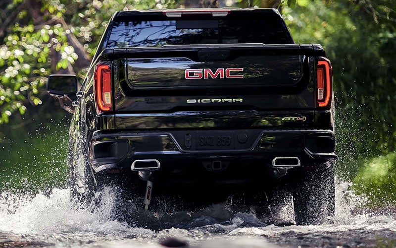 GMC truck driving through water - Hudson Buick GMC in Poughkeepsie, NY