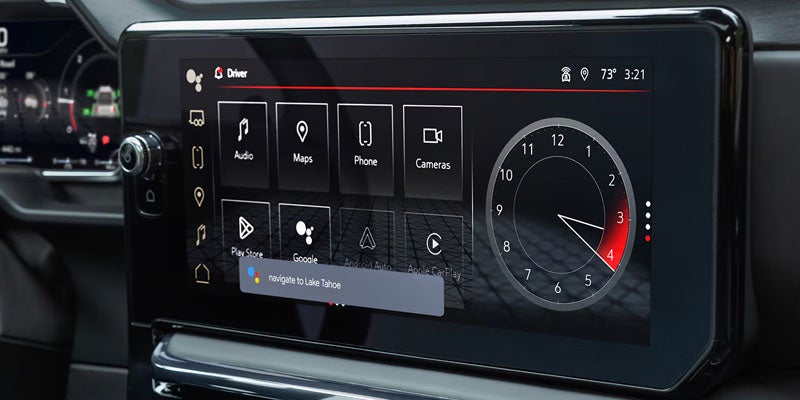 Infotainment screen in 2026 Sierra 1500