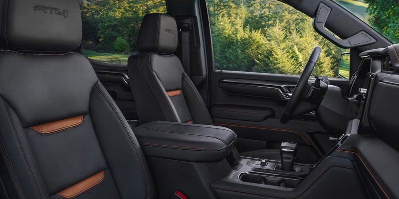 Seating inside 2026 Sierra 1500