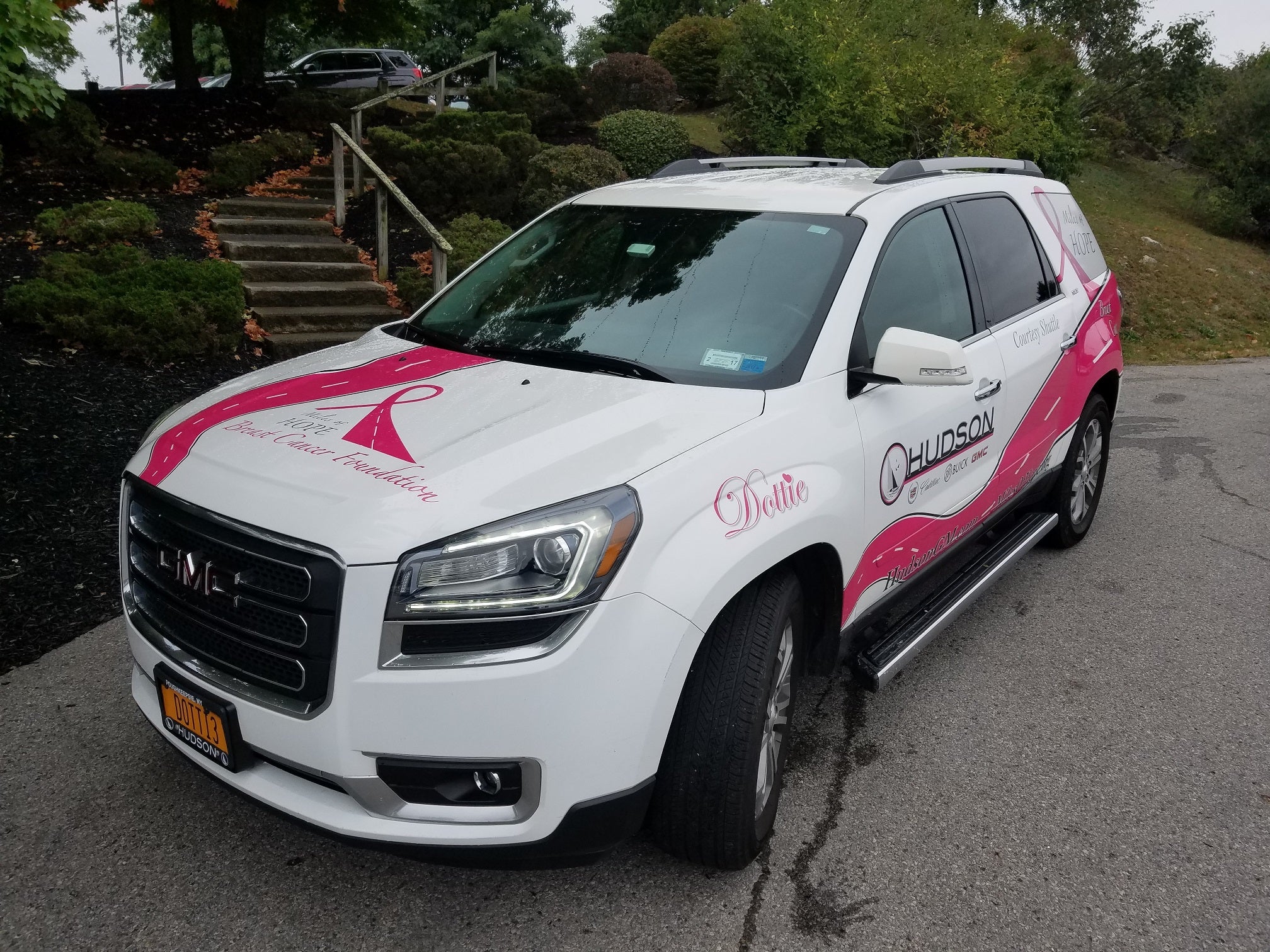  Hudson Buick GMC Shuttle, honoring the Miles of Hope Breast Cancer Foundation