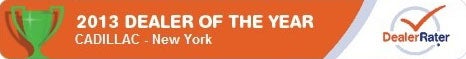 2013 Dealer of the Year Cadillac - Hudson Buick GMC in Poughkeepsie NY