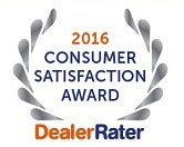 2016 Customer satisfaction Award by DealerRater - Hudson Buick GMC in Poughkeepsie NY